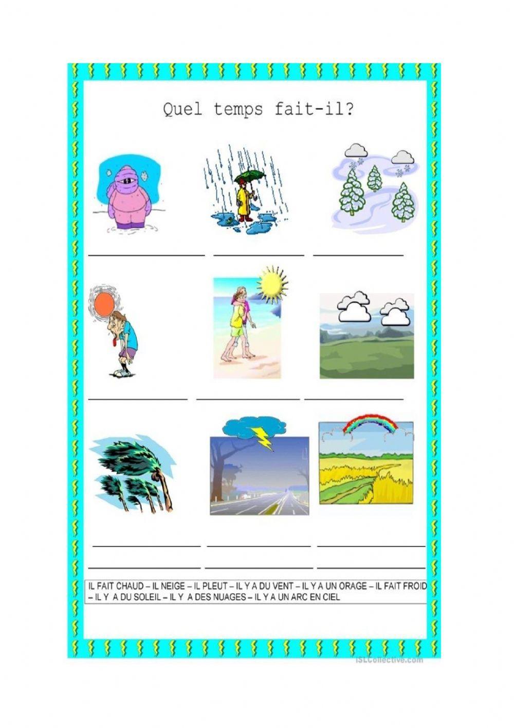 Quel temps fait il ?