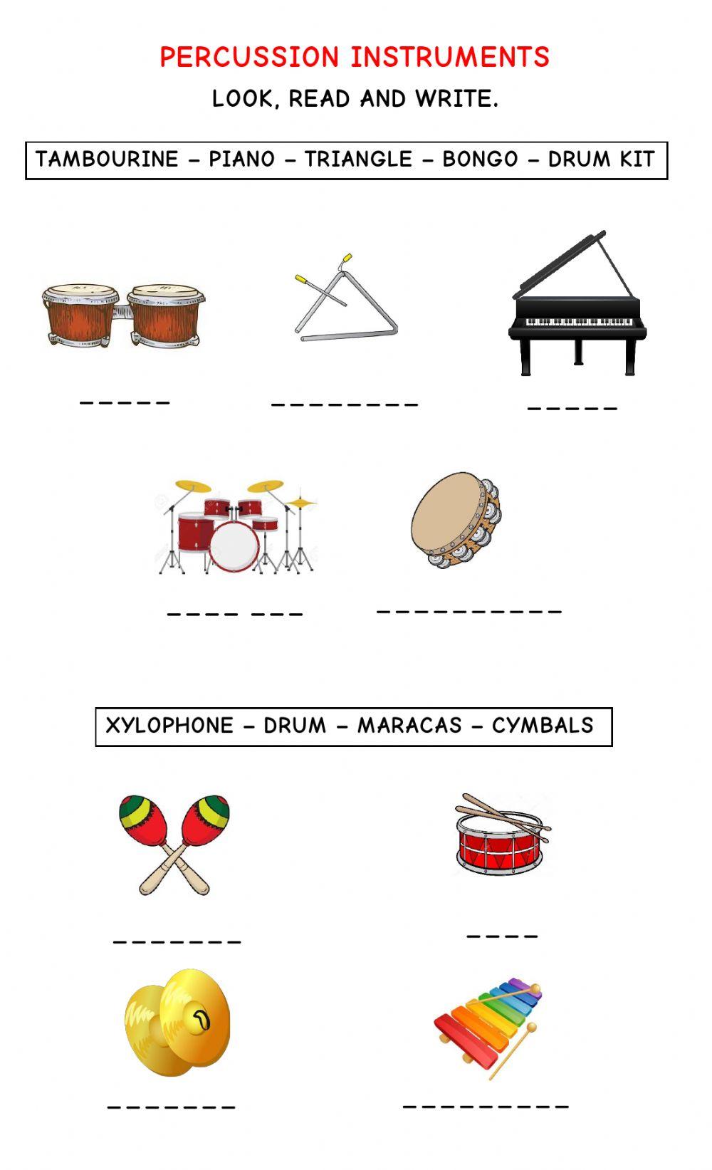 Percussion Instruments Percussion Instruments