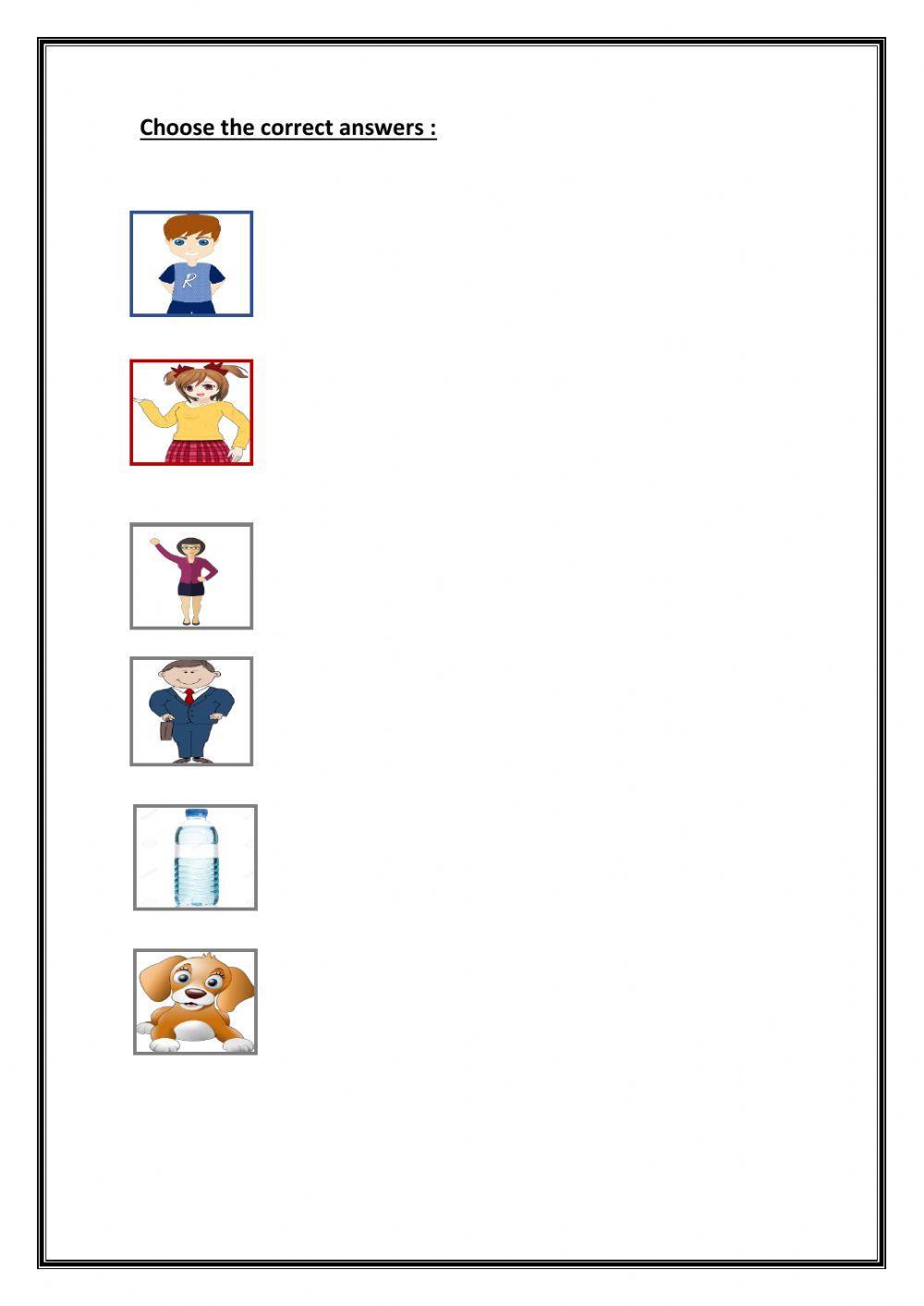 She-he-it worksheet | Live Worksheets