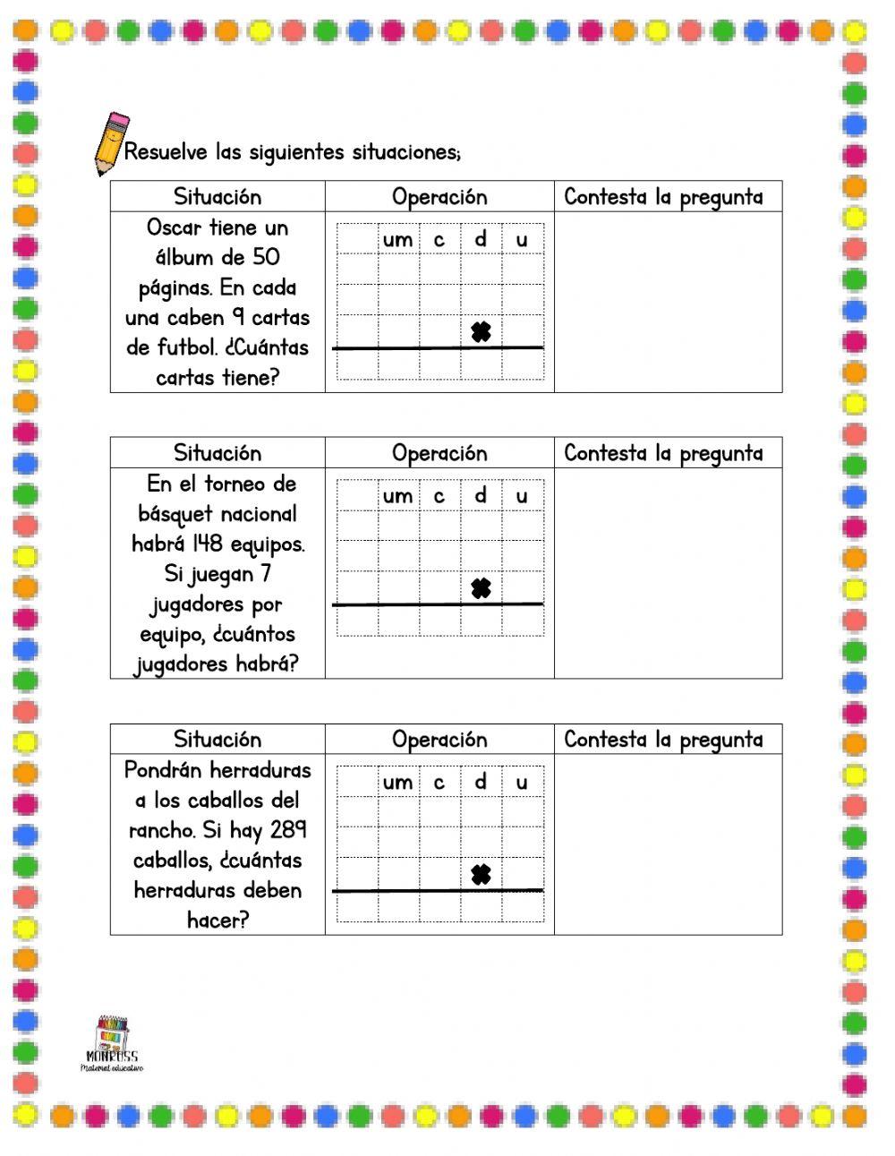 Multiplicaciones