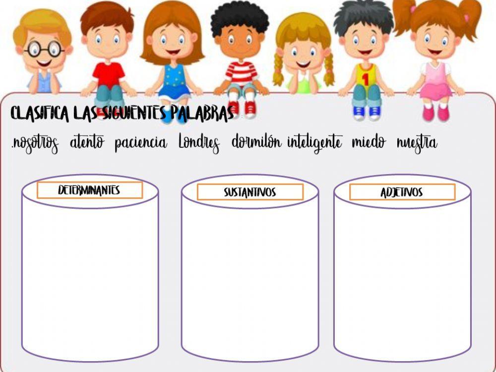 Clases de palabras