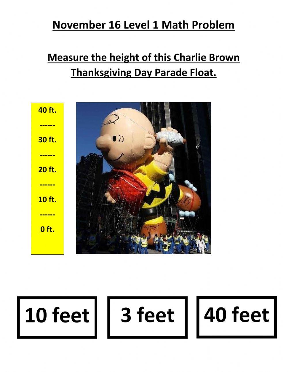November 16 level 1 math