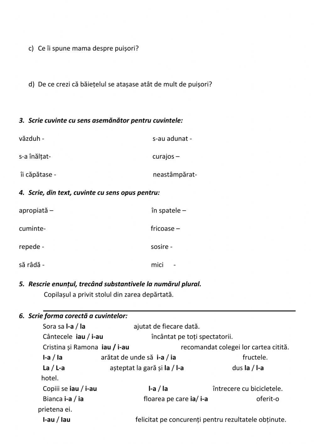 Din natura in cartea de lectura