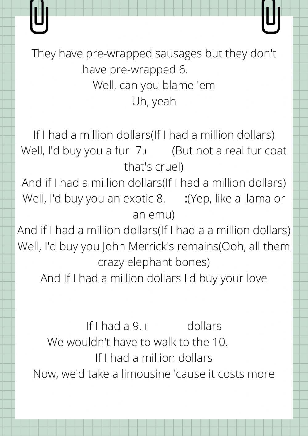 Second conditional practice