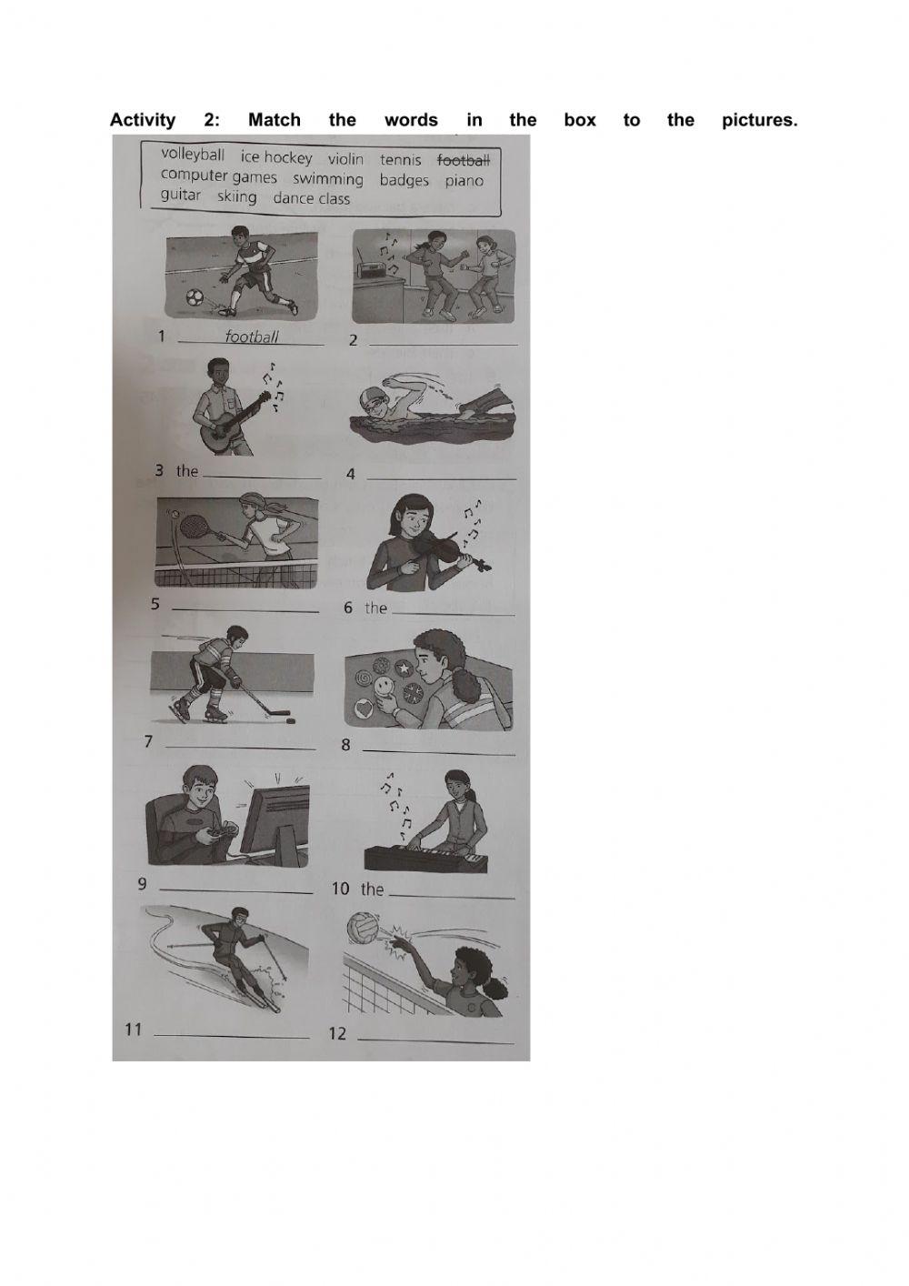 Present Simple Free time