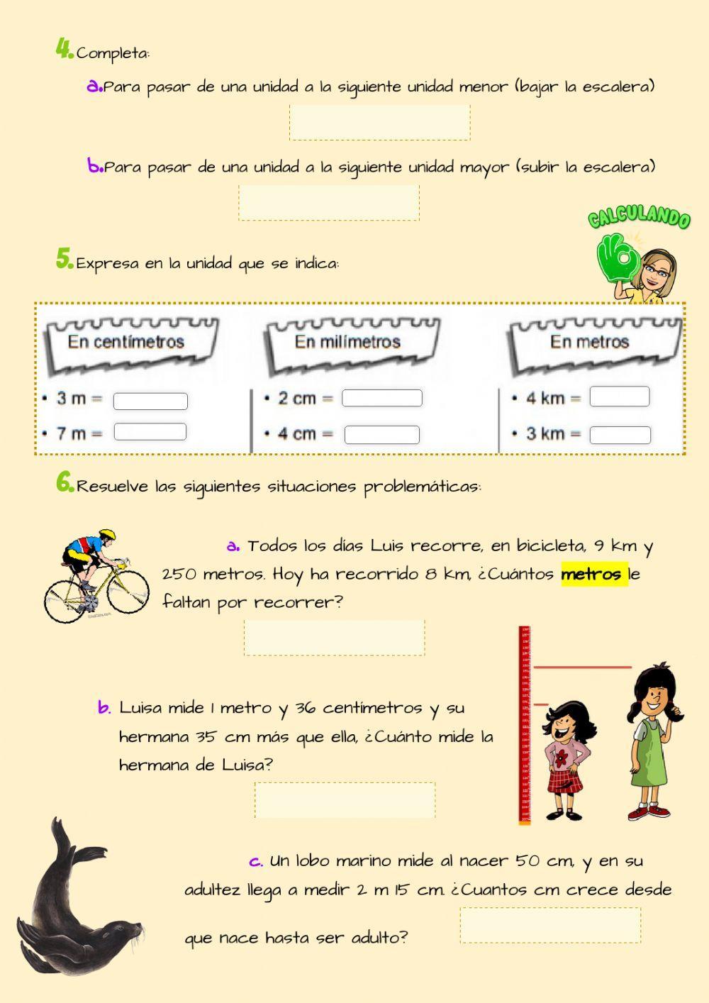 Longitud y problemas