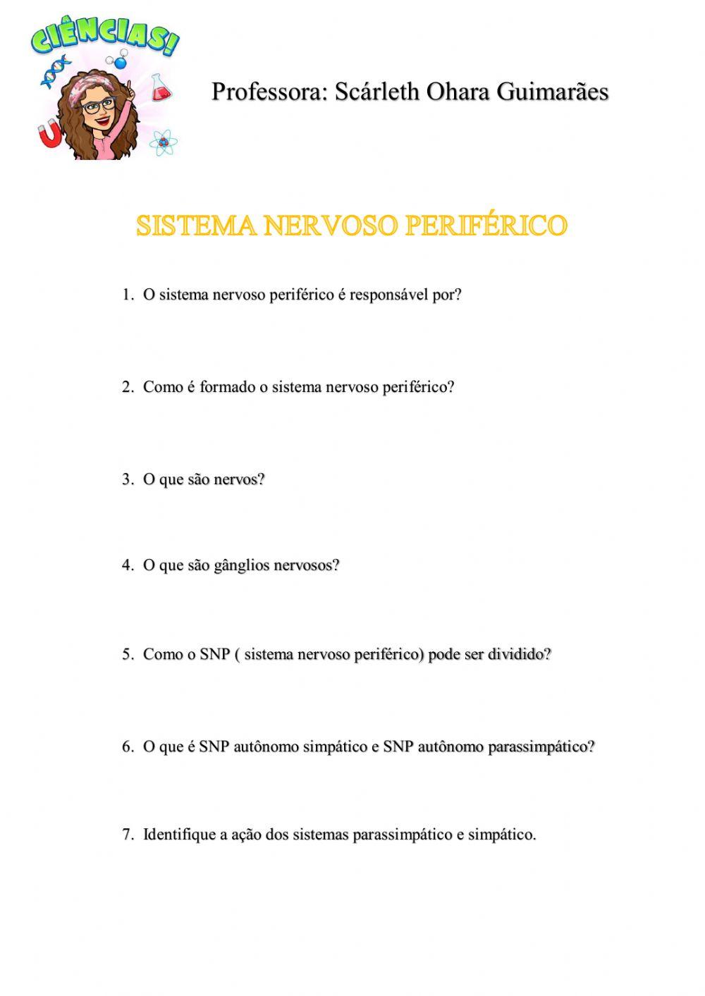 Sistema nervoso peroferico