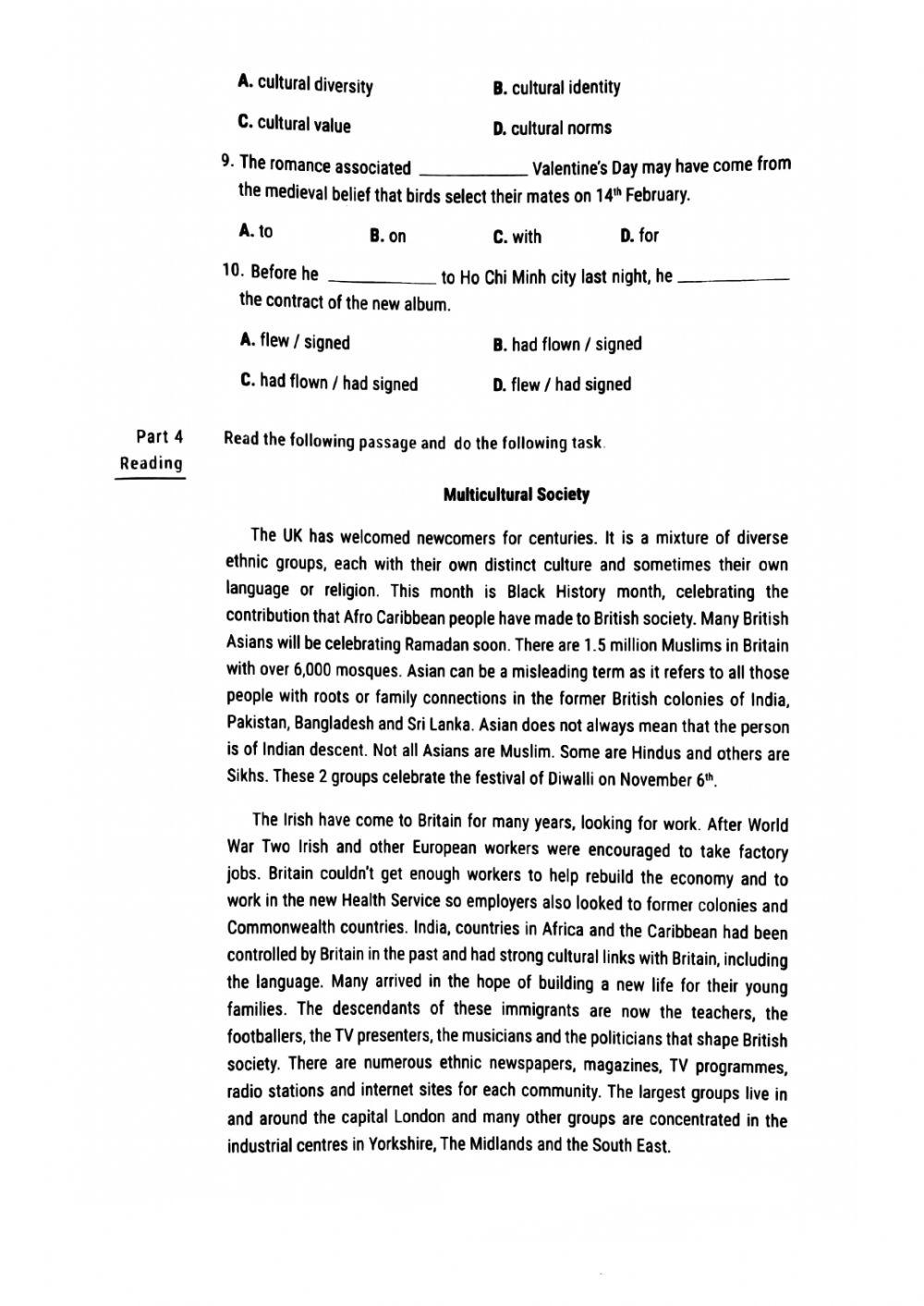 Lớp 12 Kiểm tra 45 phút( tets 12 Luyện giải)