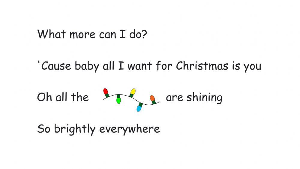 Christmas vocabulary