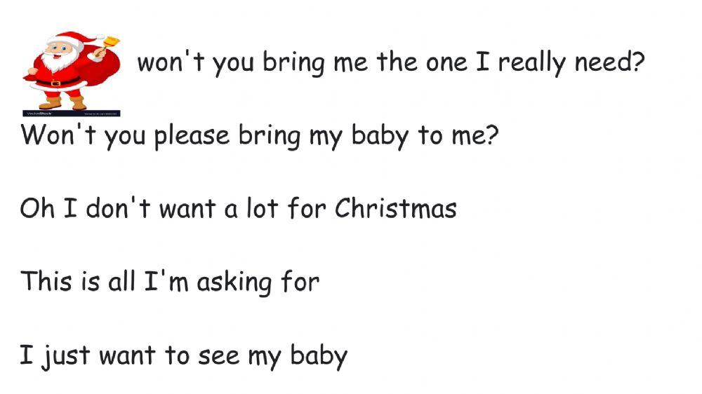 Christmas vocabulary