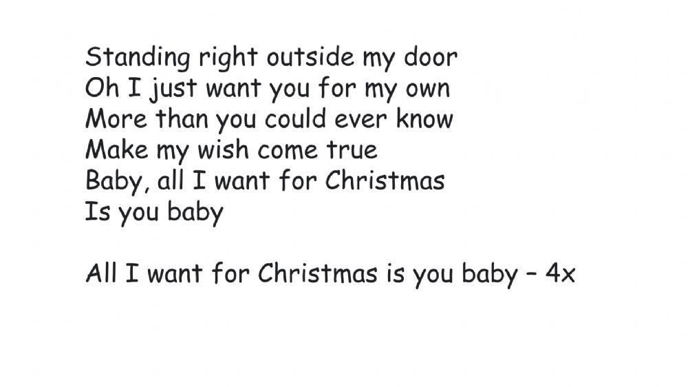 Christmas vocabulary