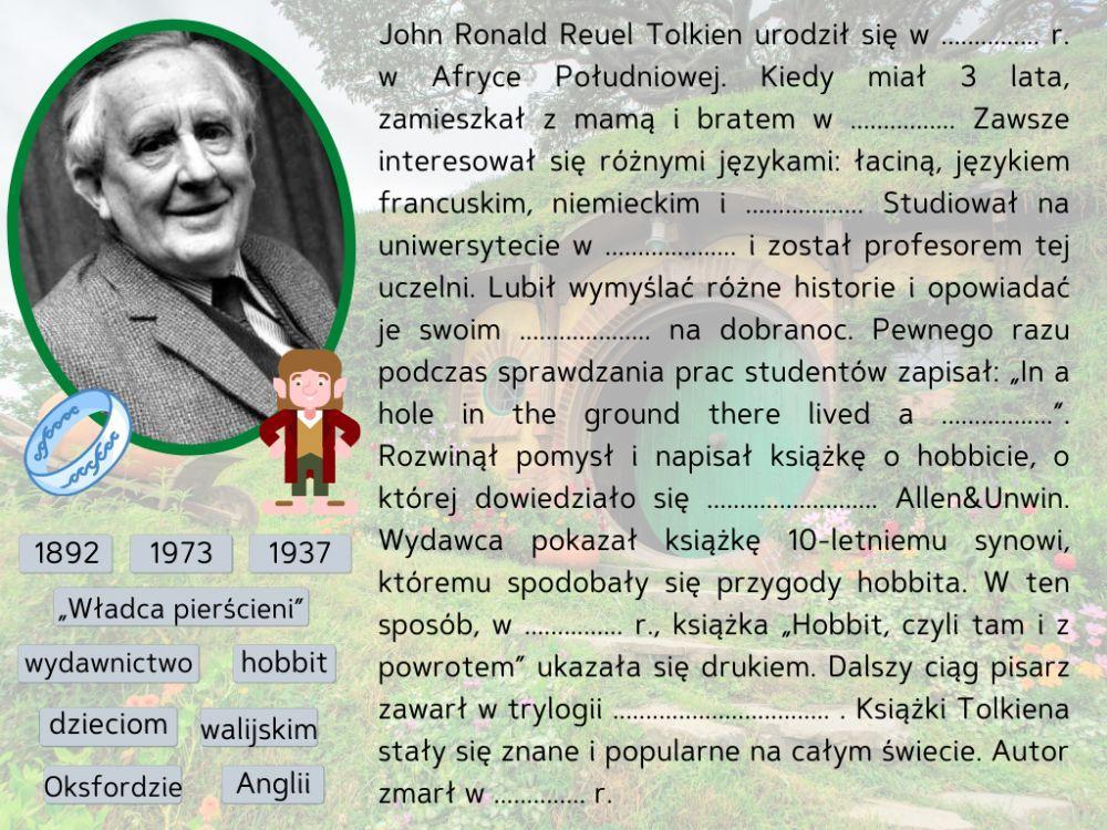 Tolkien i geneza -Hobbita-
