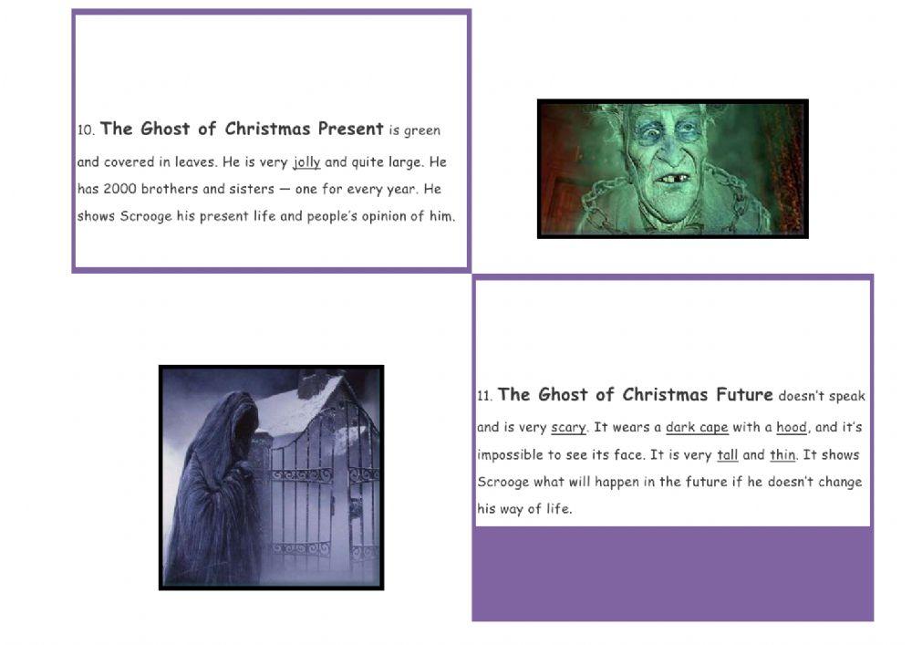 A christmas carol-characters and setting