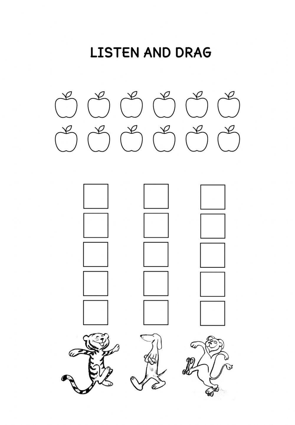 How many apples up on top?