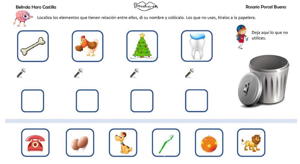 Asociaciones lógicas con respuesta oral 4