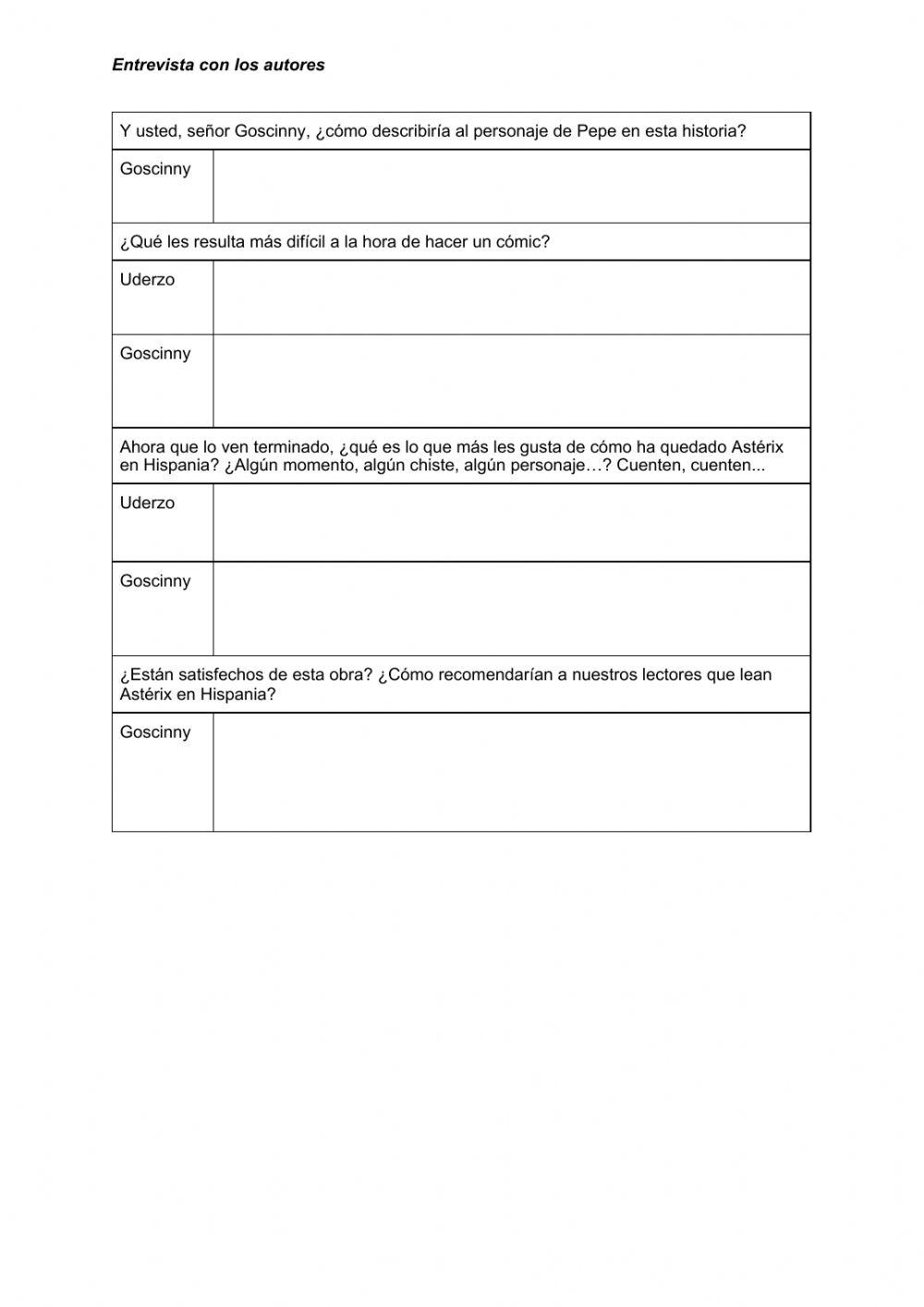 Entrevista a los creadores de Astérix en Hispania