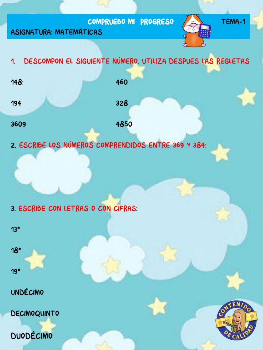 Cifras de 3 y 4 cifras