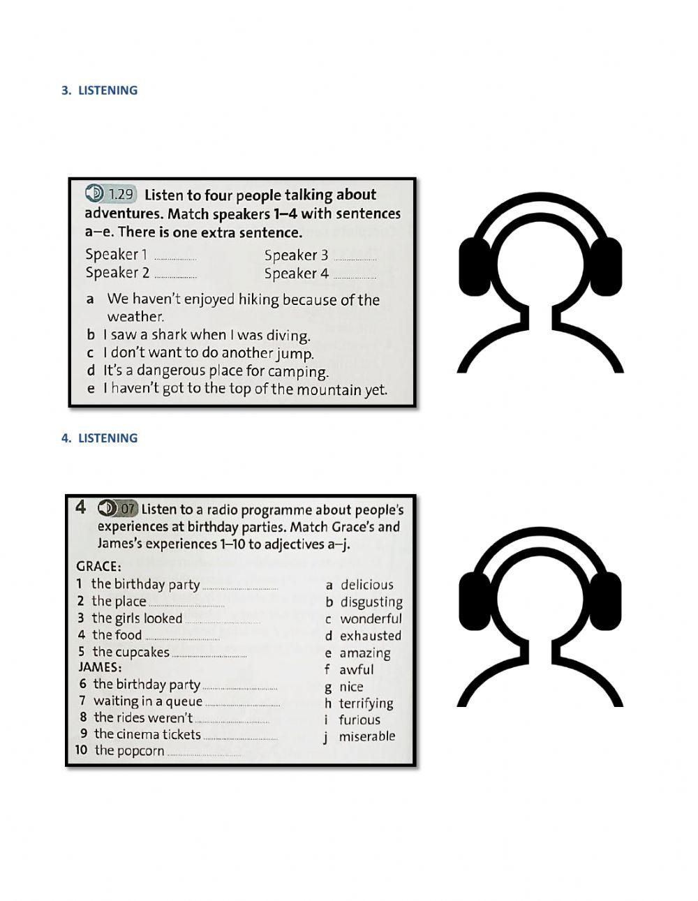 Future forms passive voive films and books adjectives
