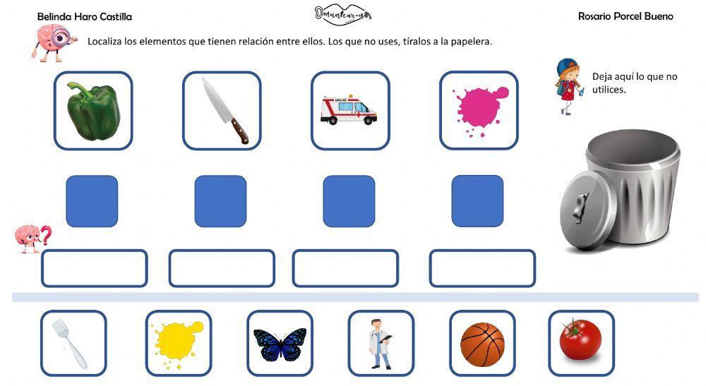 Asociaciones lógicas explicando porqué 1