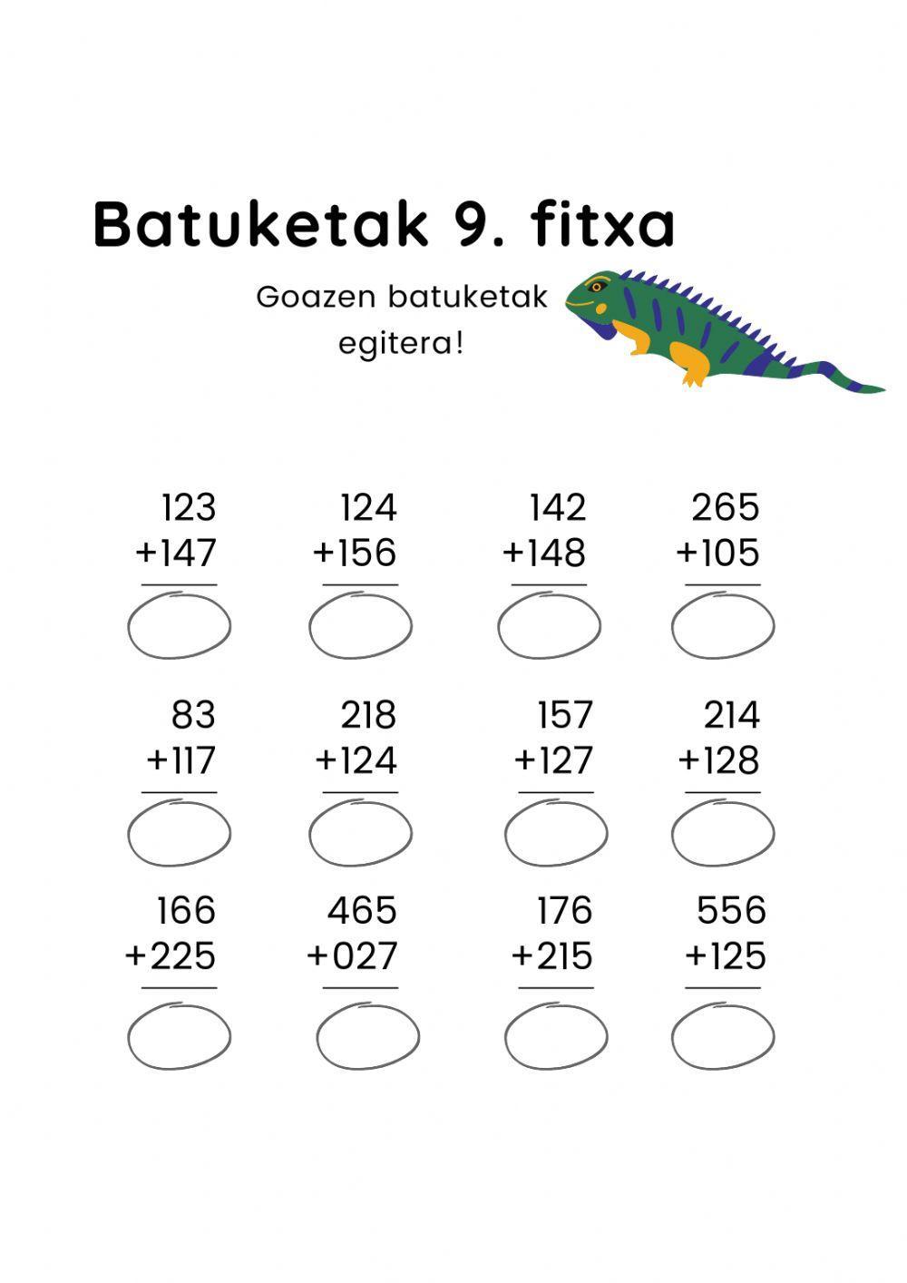 Batuketak 9.fitxa
