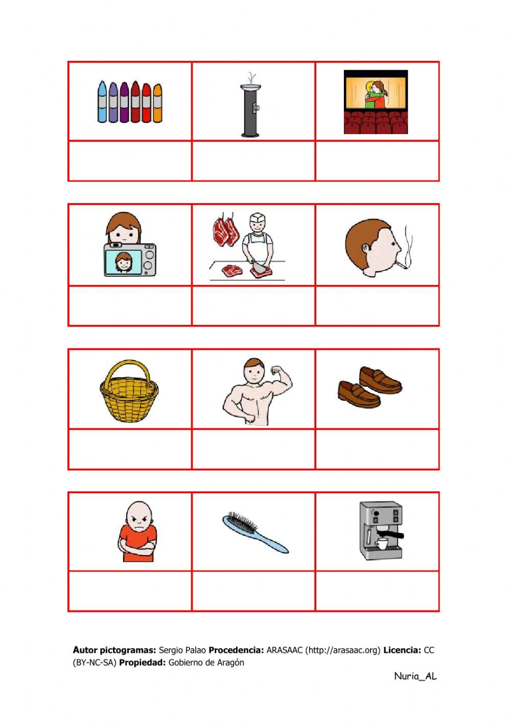 Discriminar c-z-f escritura