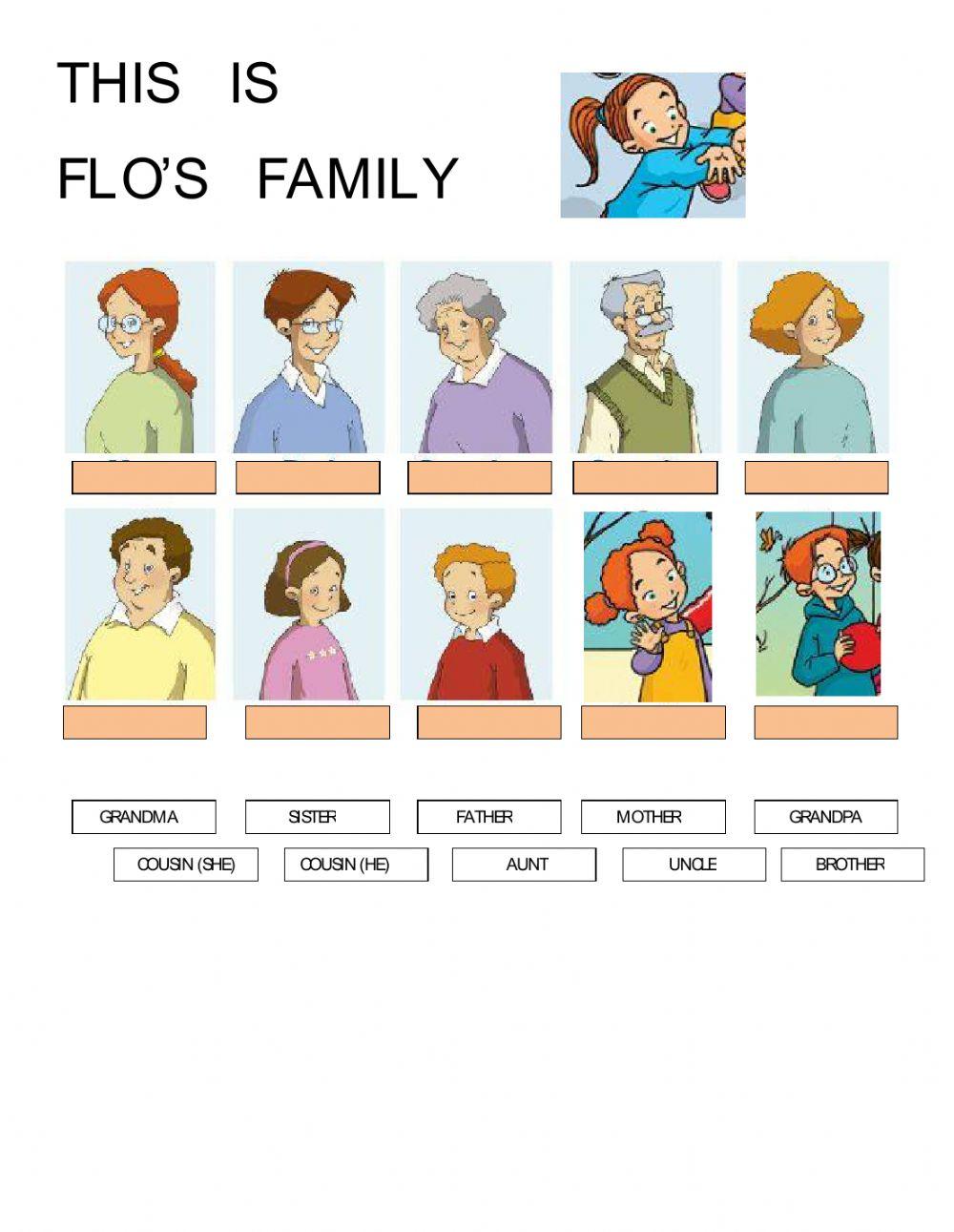 Flo's family