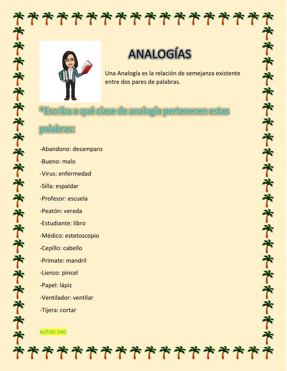 Analogías