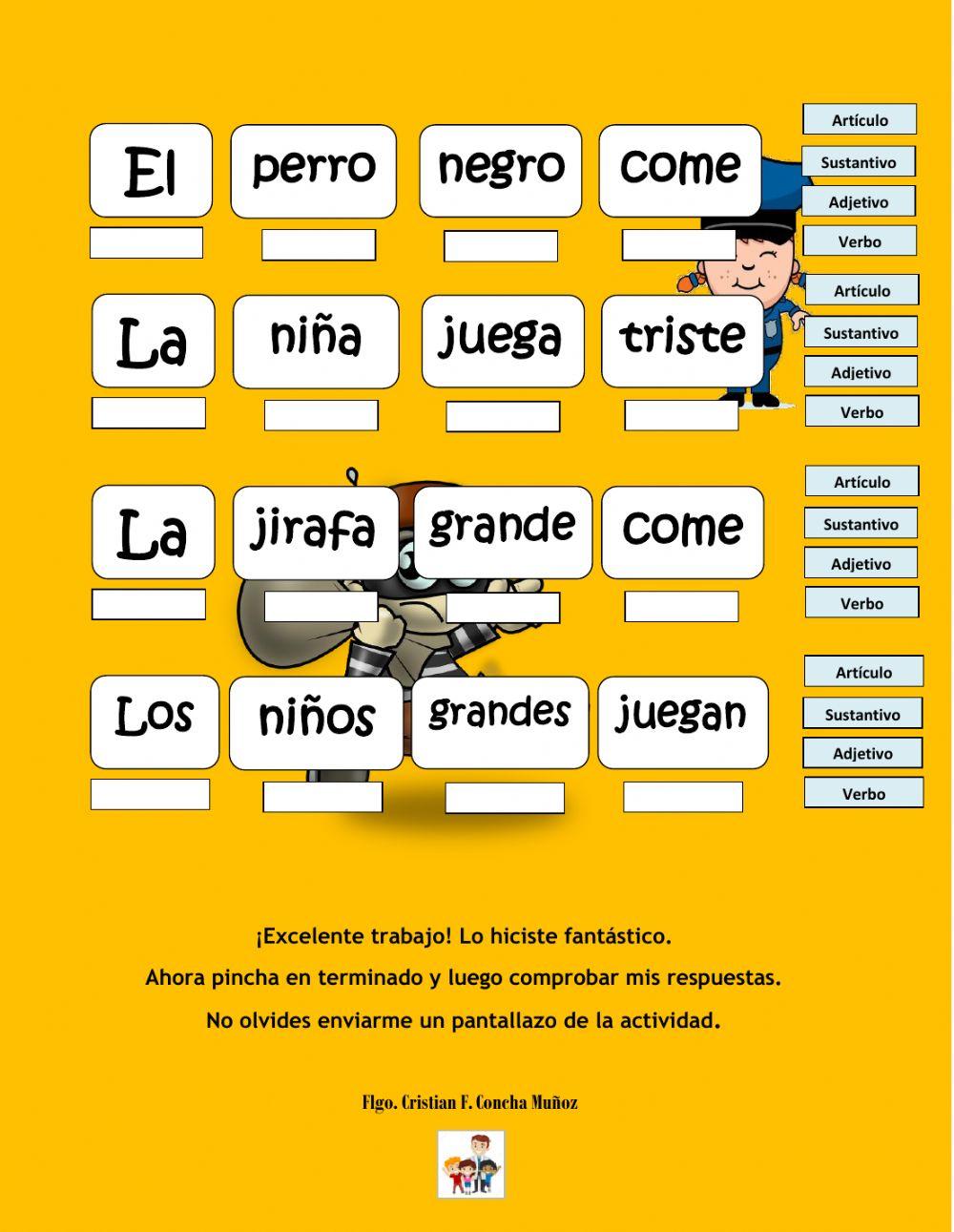 Componentes gramaticales