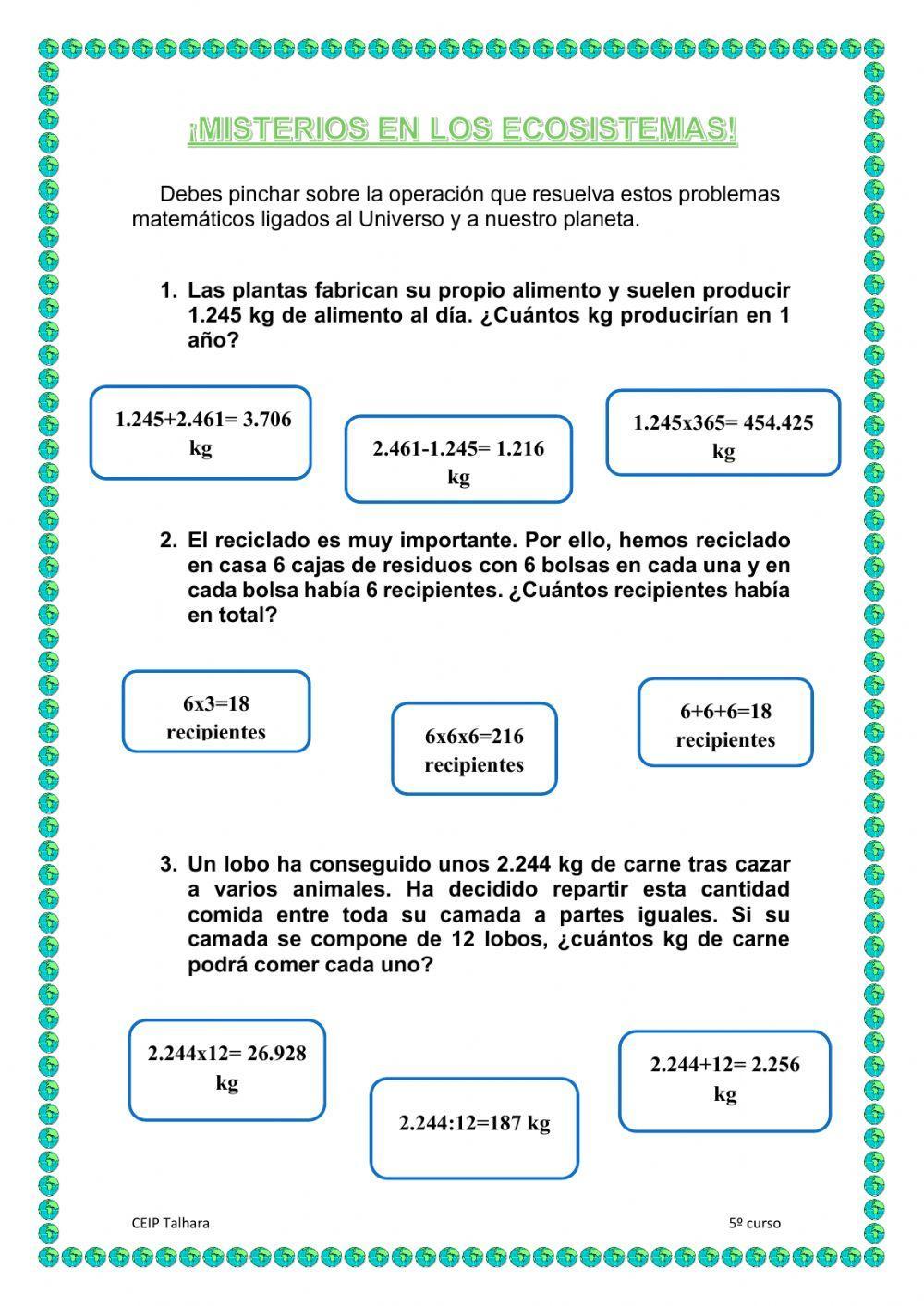 Misterios en los ecosistemas