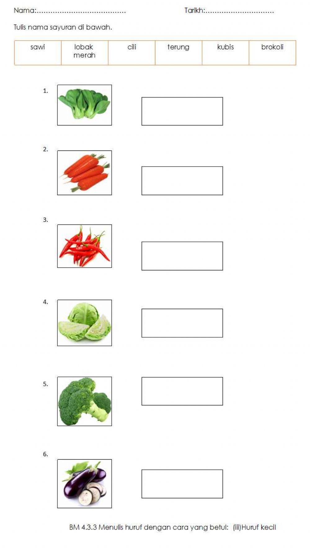 Tema sayuran