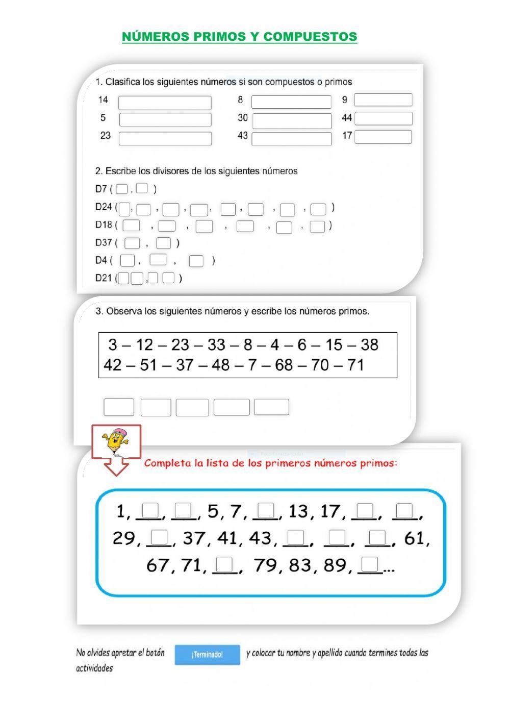 TRABAJO PRÁCTICO DE MATEMÁTICA 5°
