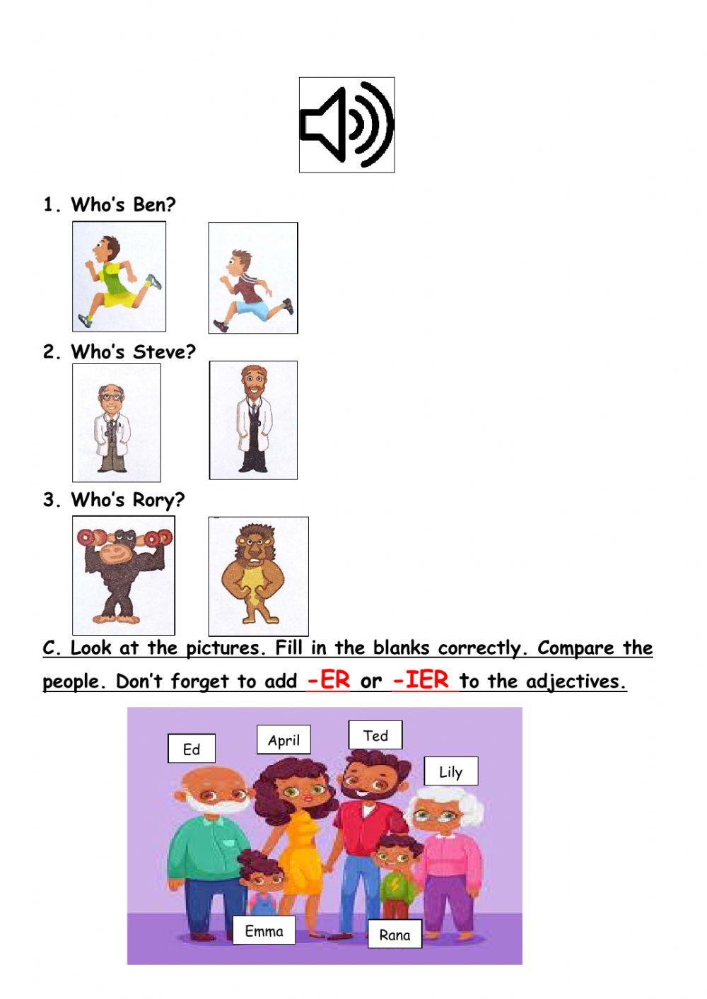 Comparative Adjectives