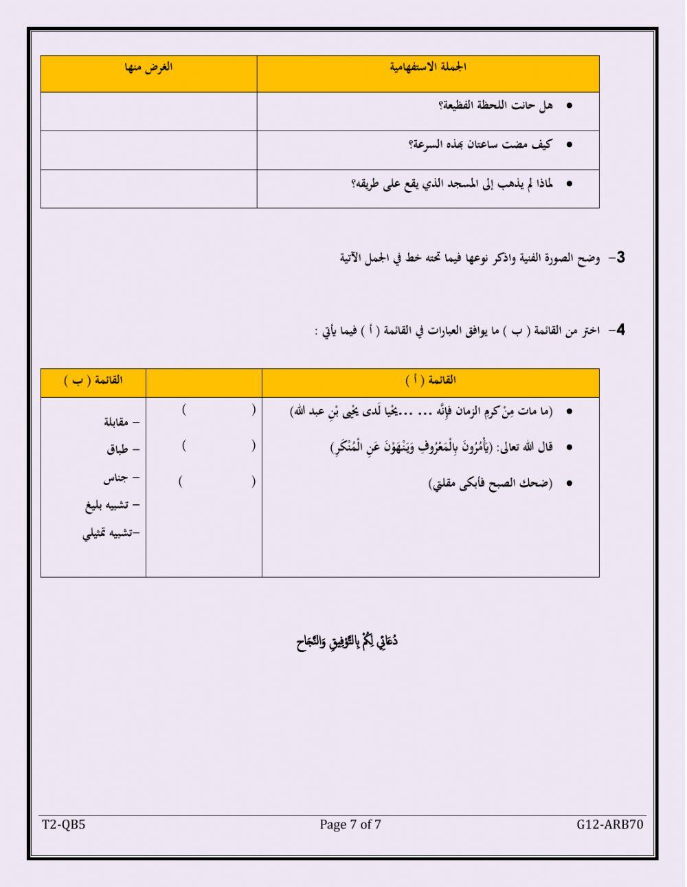 تدريبات القصة القصة القصيرة