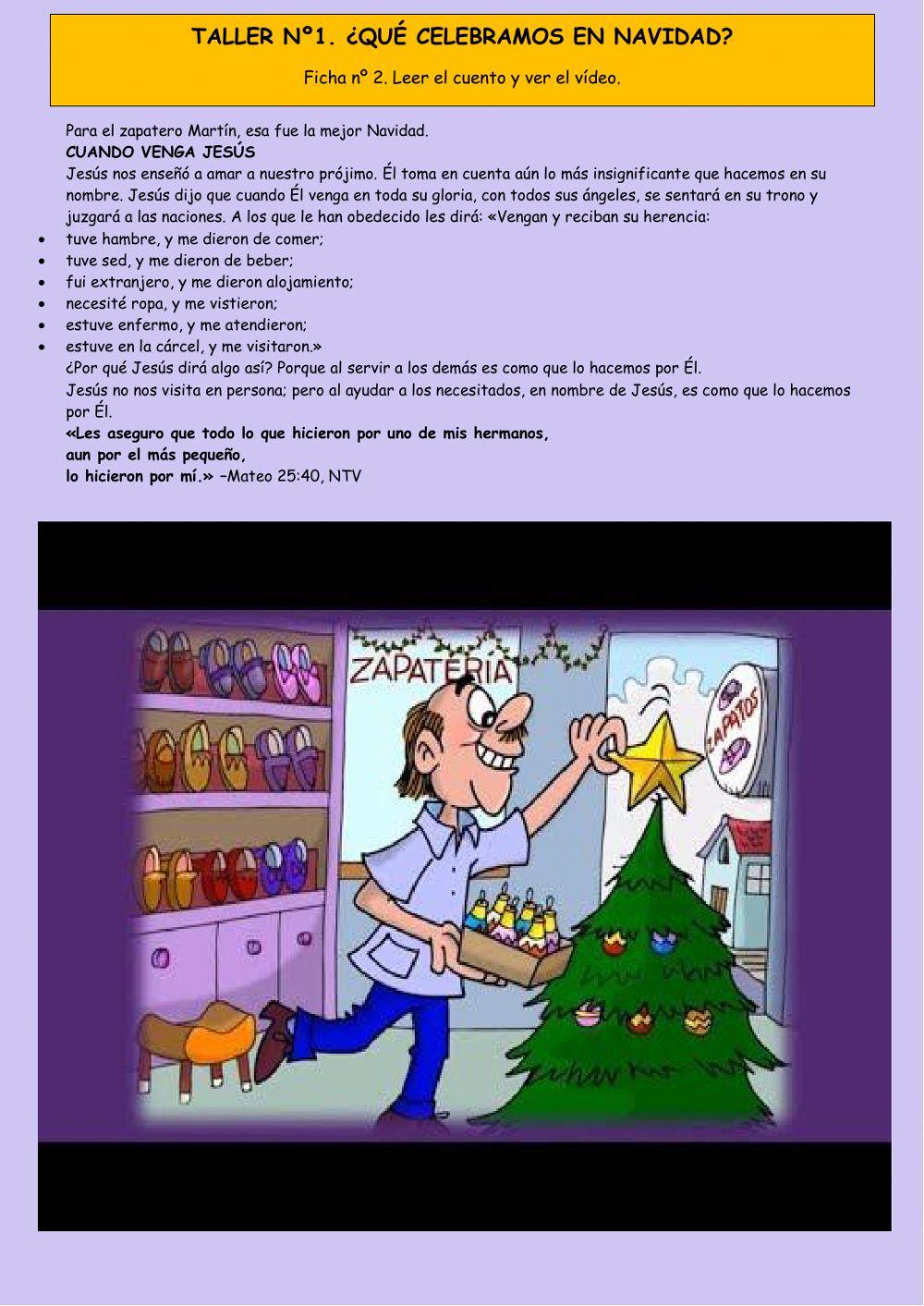 Taller nº1. ¿Qué celebramos en Navidad?.5º Primaria Ceip Al-Ándalus Utrera.