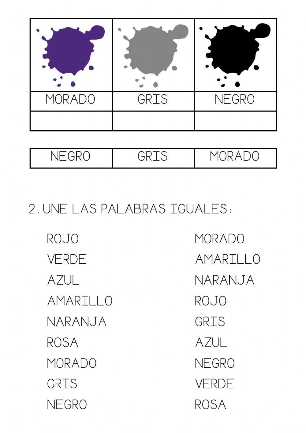 Lectura global. Los colores.