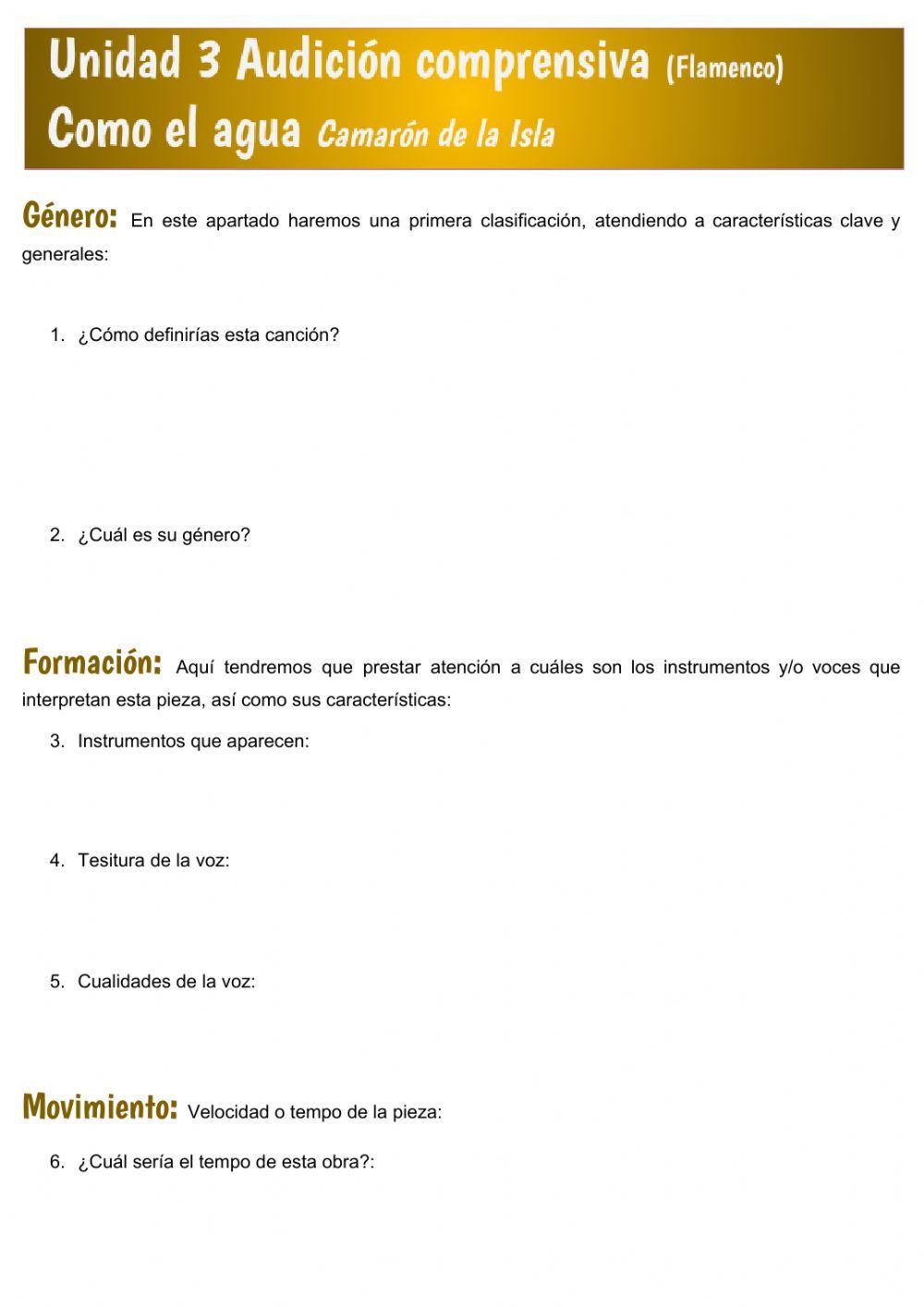 Unidad 2 Como el agua