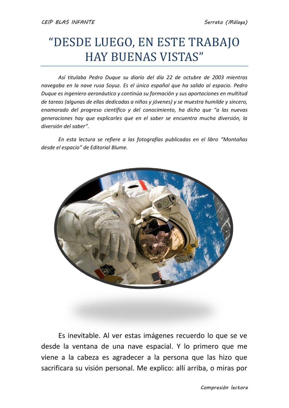 Desde luego en este trabajo hay buenas vistas