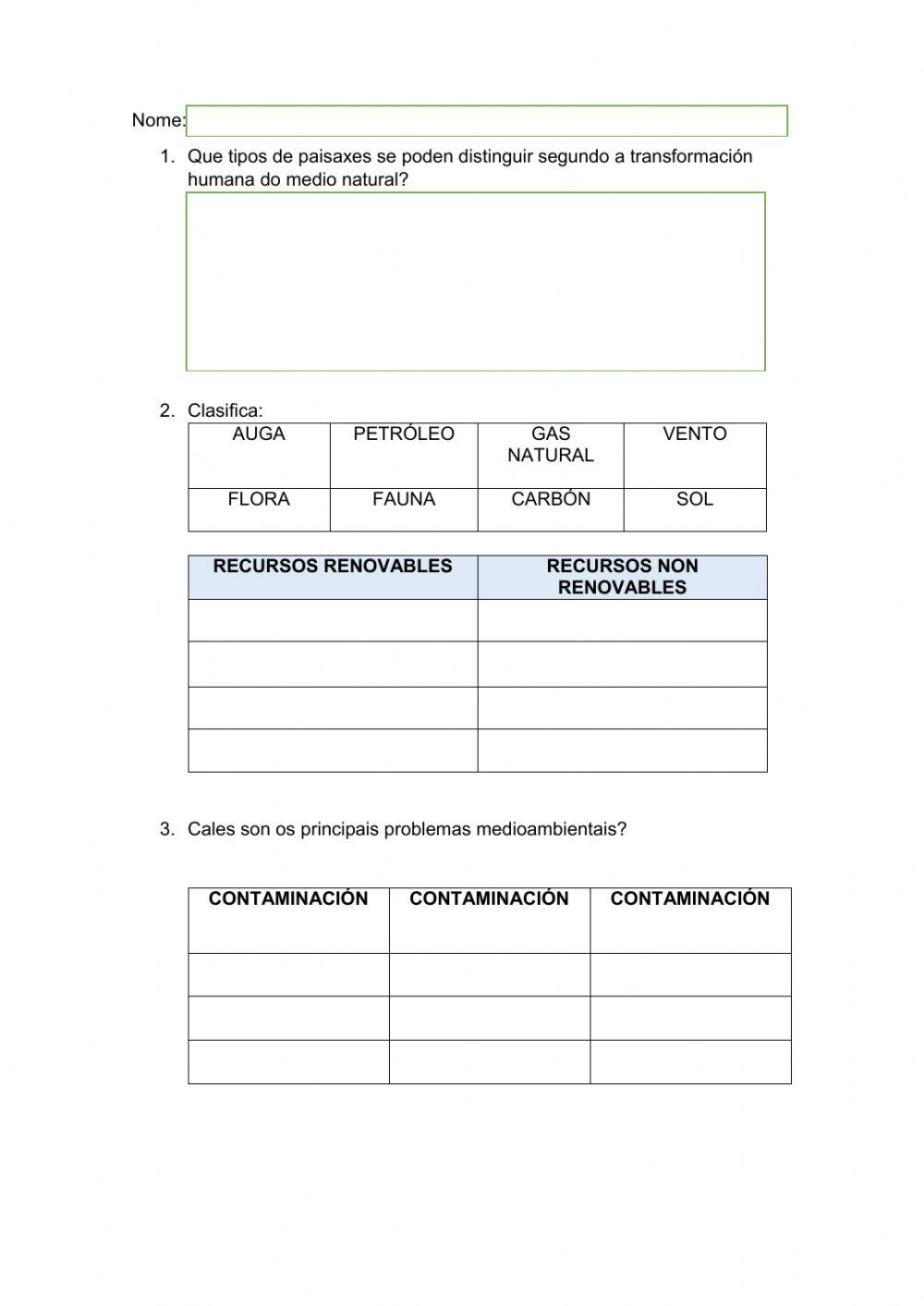 A intervención humana no medio