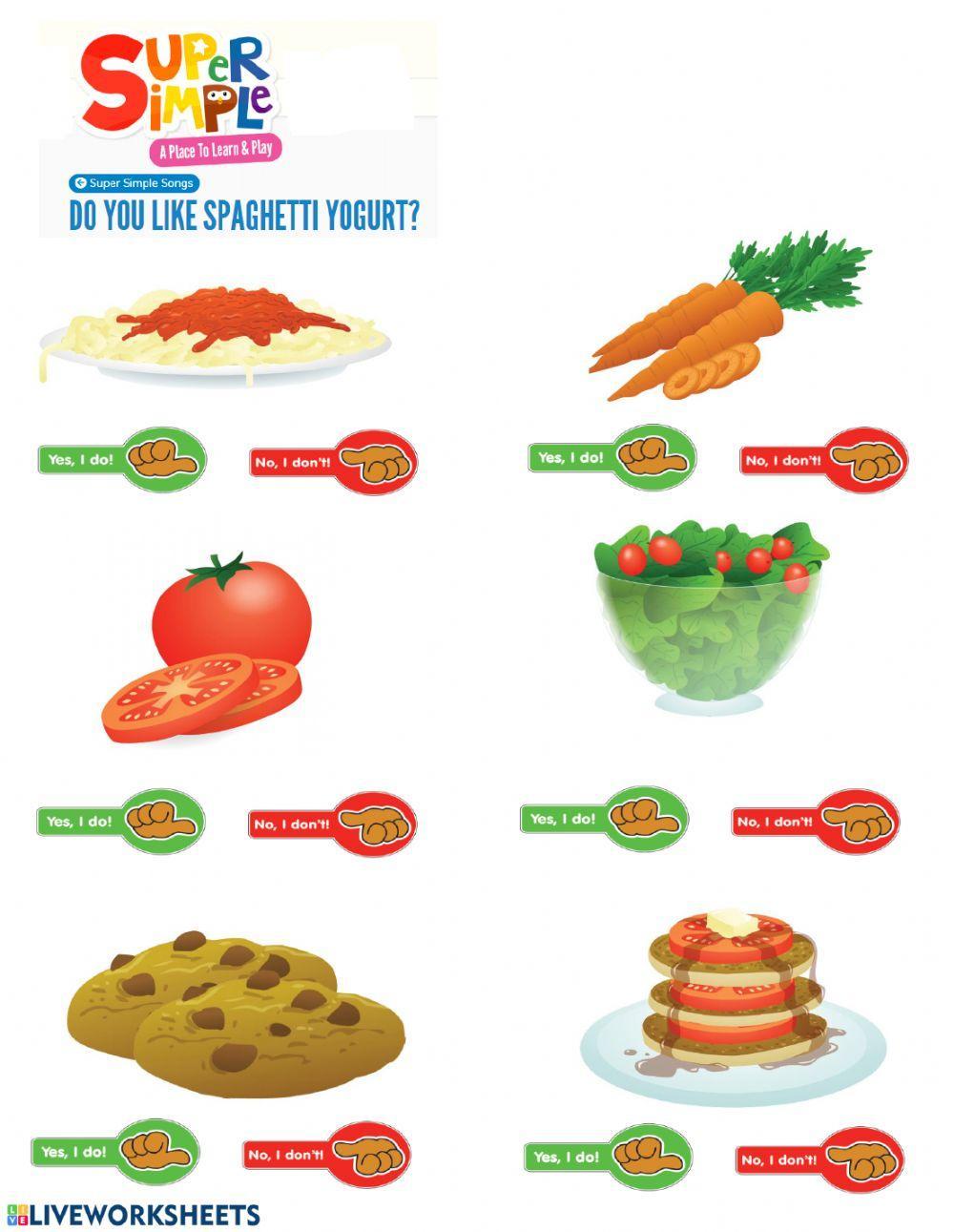 Do you like spaghetti yogurt?