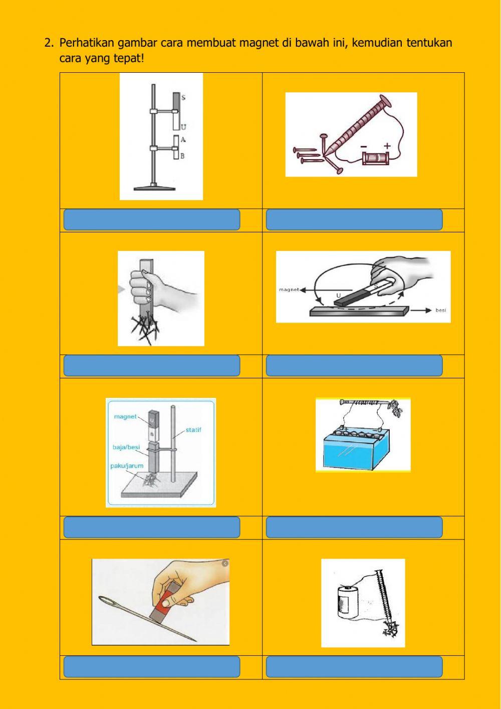 Sifat MAgnet dan Cara Membuat Magnet