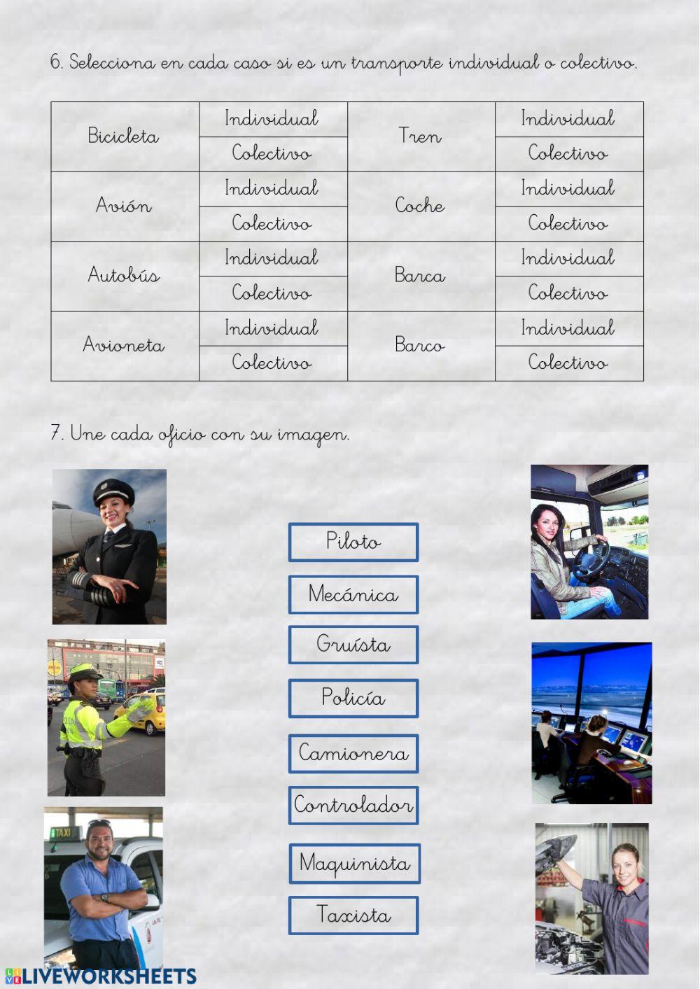Medios de transportes