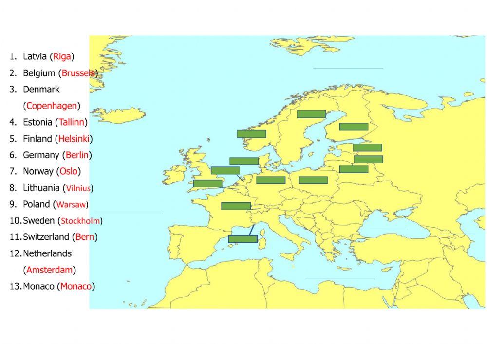 Europe's political map