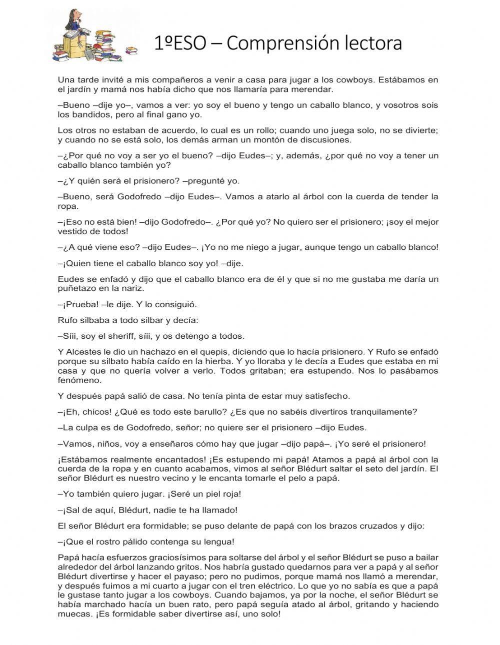 1º ESO C Lectora Pequeño Nicolás