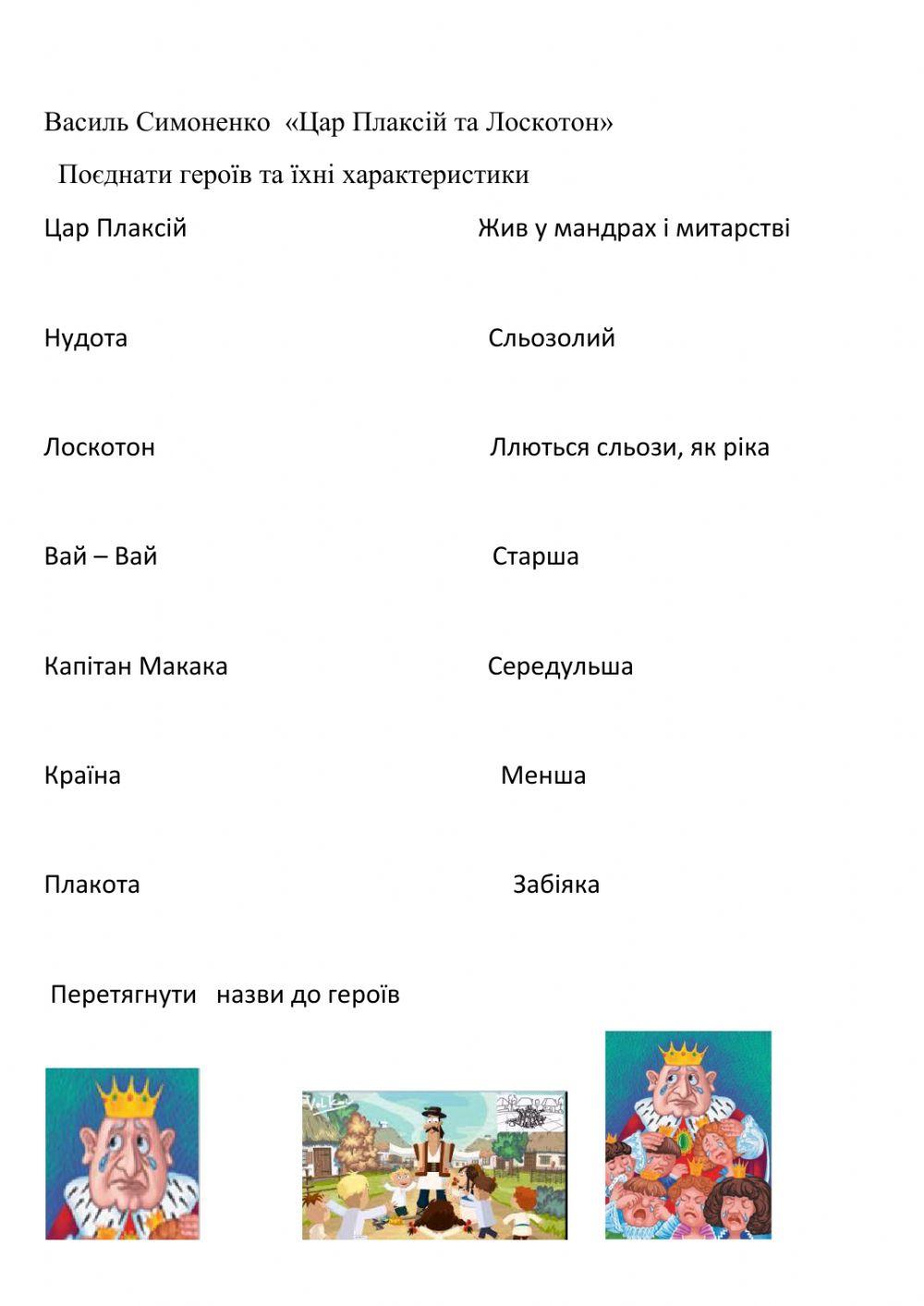 В.Симоненко -Цар Плаксій та Лоскотон-