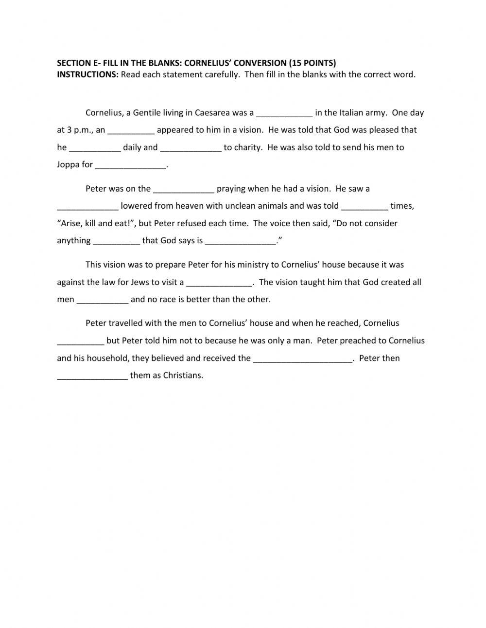 Conversion Unit Test