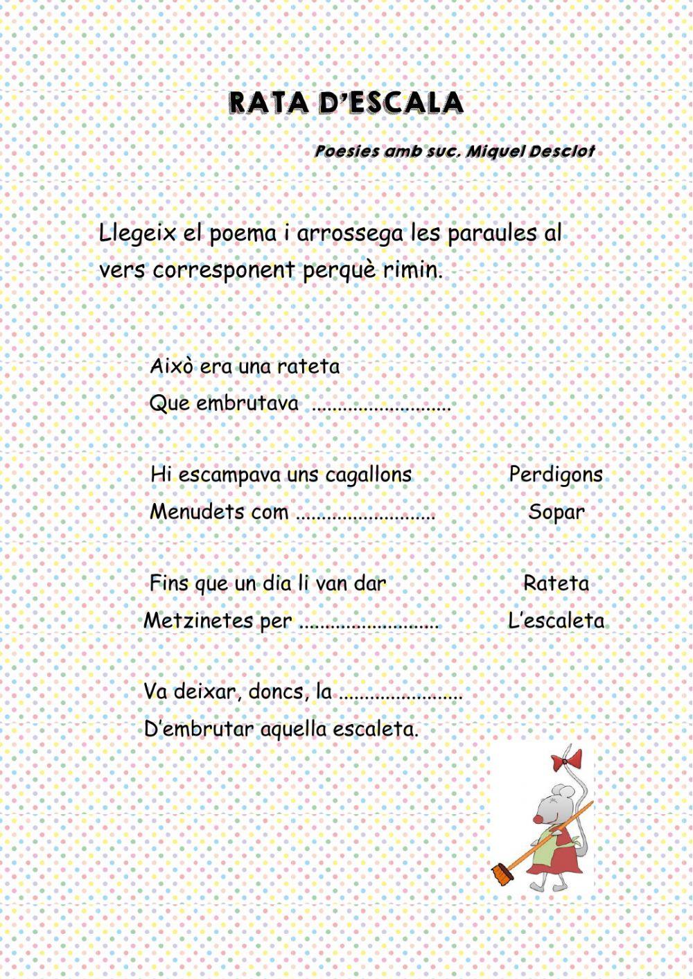 RATA D'ESCALA - Miquel Desclot