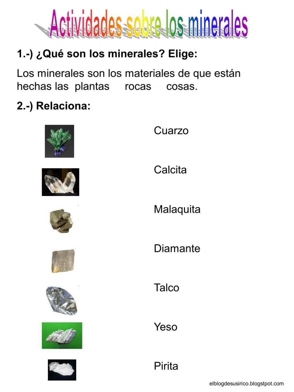 Los minerales
