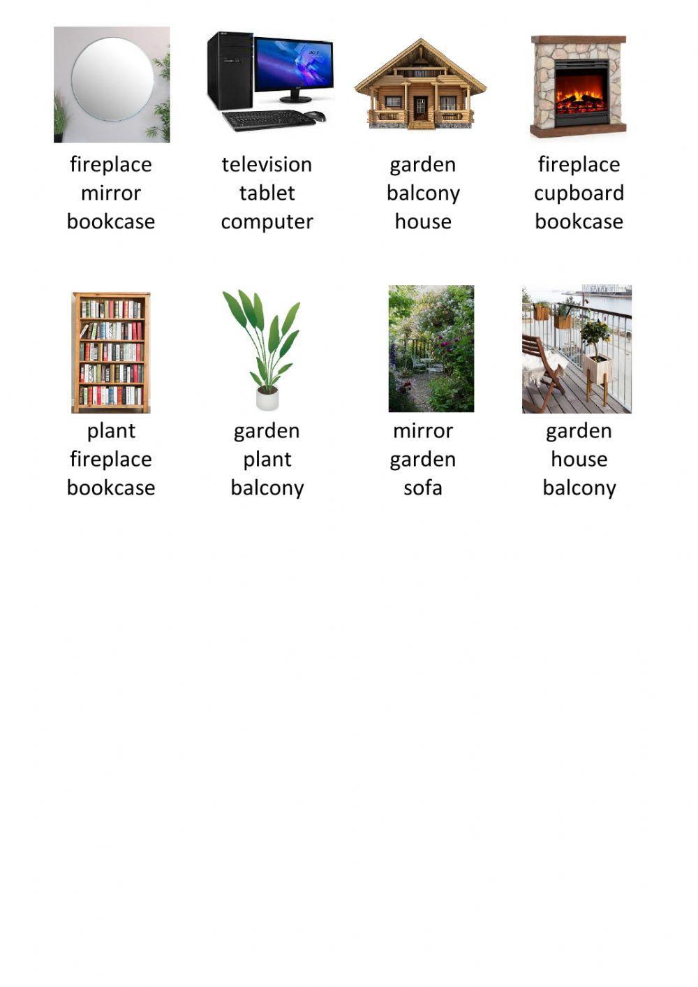 My house - vocabulary