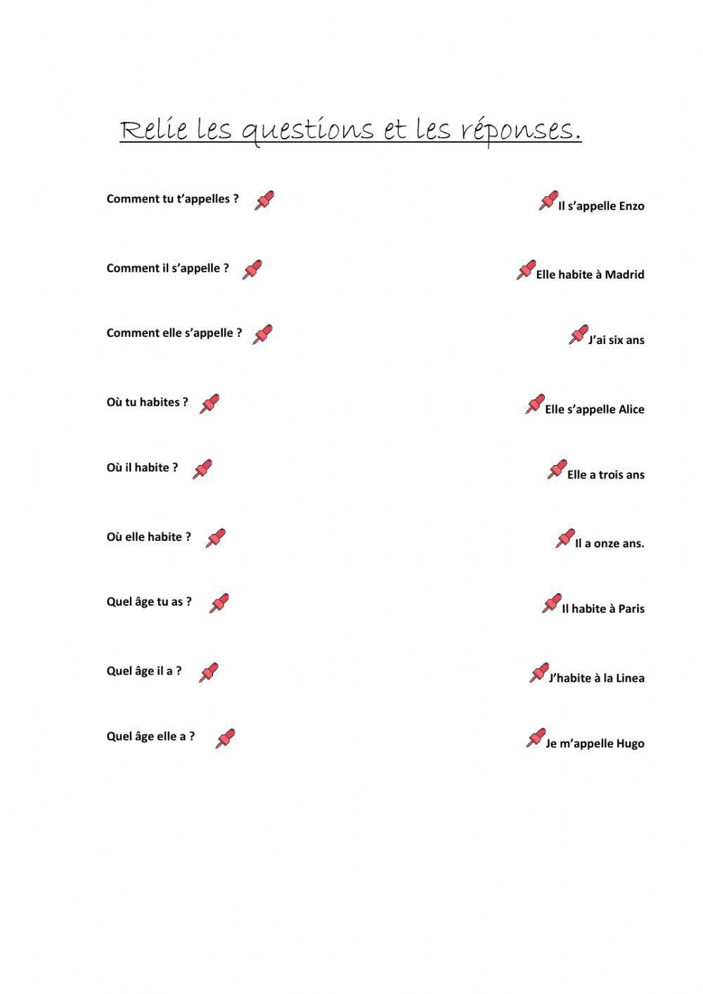 Se présenter en français