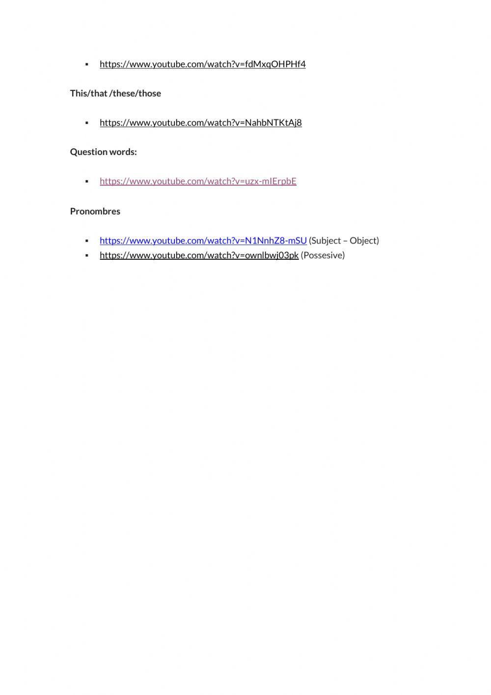 Instrucciones Refuerzo Inglés